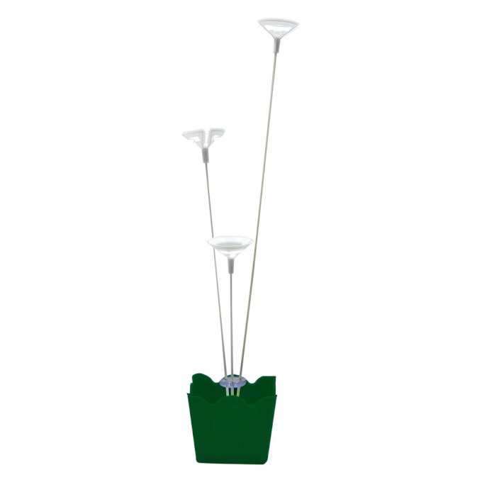 CACHEPOT COM 4 HASTES VERDE BANDEIRA