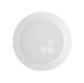 PRATO REDONDO ACRILICO 15CM C/10 UND BRANCO