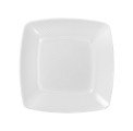 PRATO QUADRADO 15CM C/10 UND BRANCO