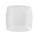 PRATO QUADRADO 15CM C/10 UND BRANCO