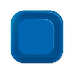 PRATO QUADRADO 15CM C/10 UND AZUL ROYAL