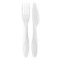 KIT BOX GARFO E FACA EXTRA FORTE BRANCO C/10