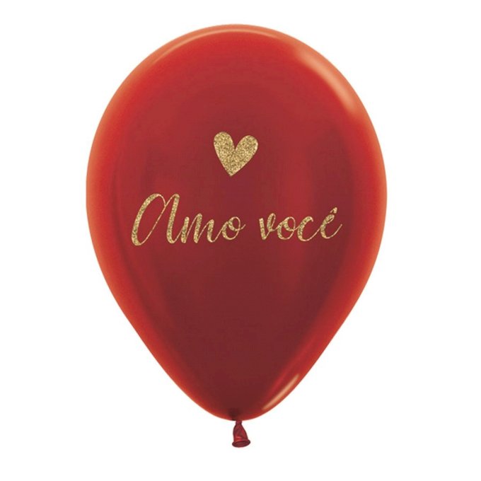 BALAO LATEX 11¨ FASHION AMO VOCE UND