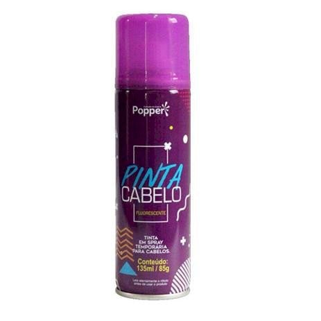 TINTA POPPER CABELO SPRAY 135ML/85G ROXA CABELO MALUCO