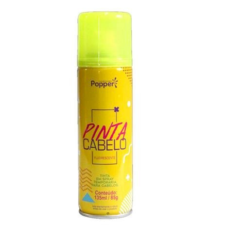 TINTA POPPER CABELO SPRAY 135ML/85G AMARELO CABELO MALUCO