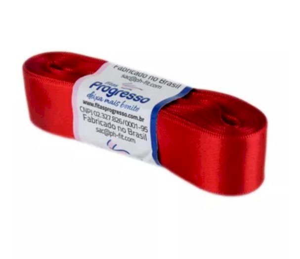 FITA CETIM DUPLO 10 METROS  22MM COR 209