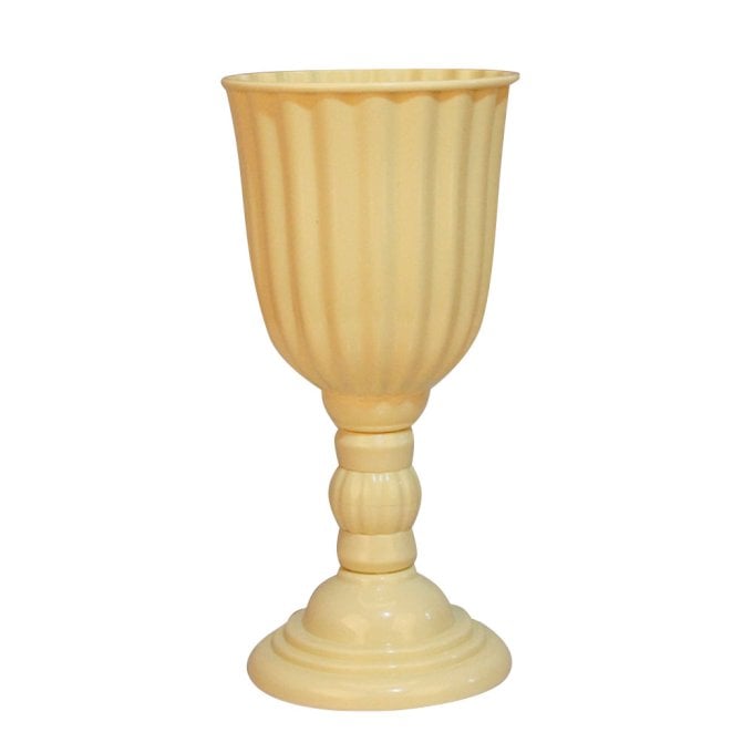 VASO DUBAI 21CM UND AMARELO CANDY