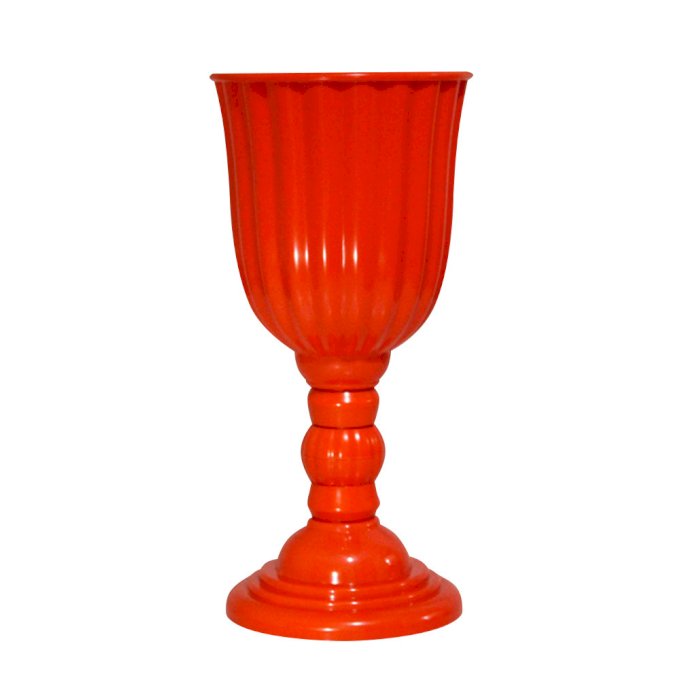 VASO DUBAI 21CM UND LARANJA