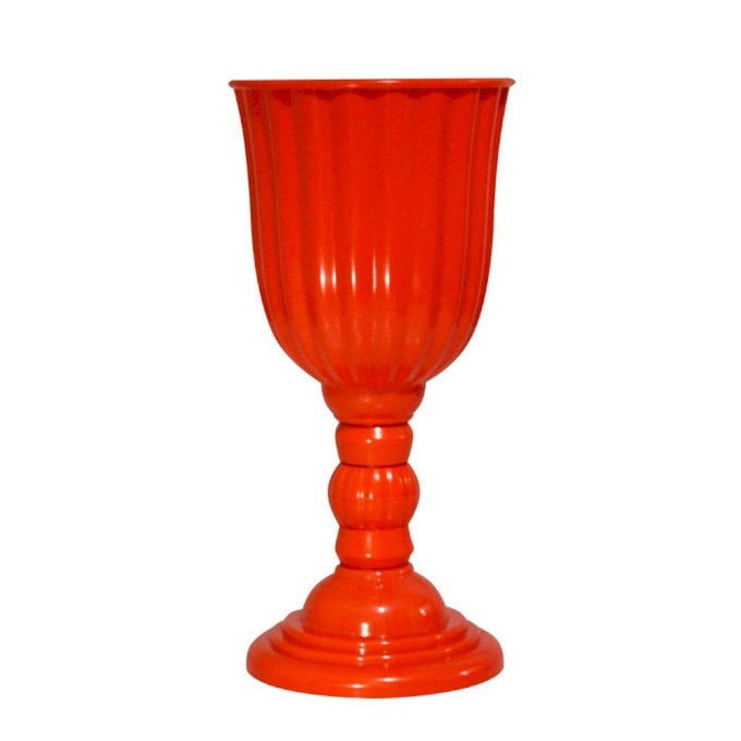 VASO DUBAI 21CM UND LARANJA
