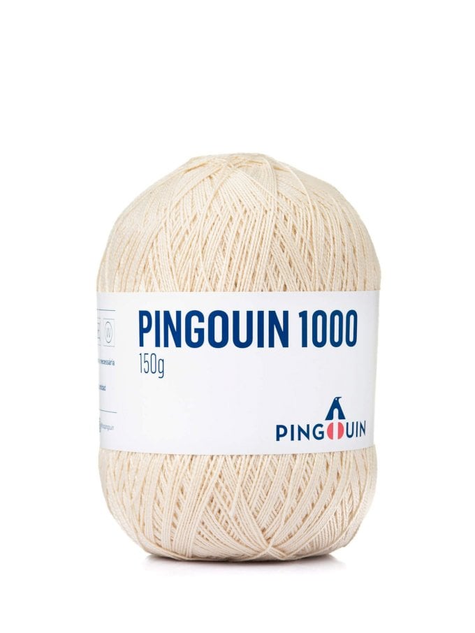 PINGOUIN 1000 148 TEX 100% ALGODAO  CRU