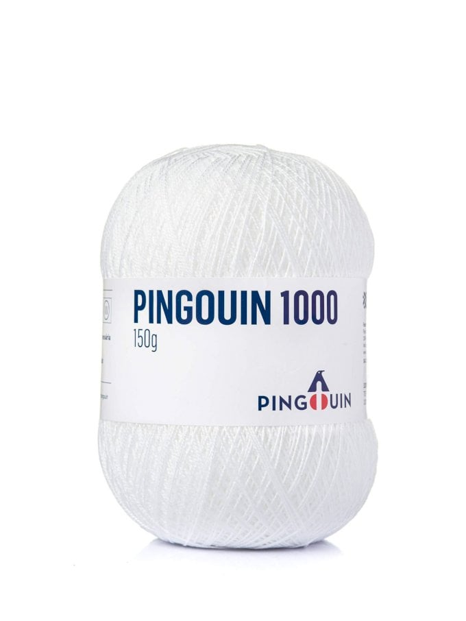 PINGOUIN 1000 148 TEX 100% ALGODAO BRANCO