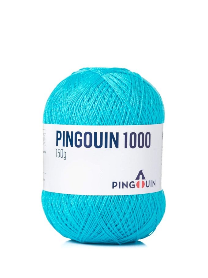 PINGOUIN 1000 148 TEX 100% ALGODAO TURQUESA 0508