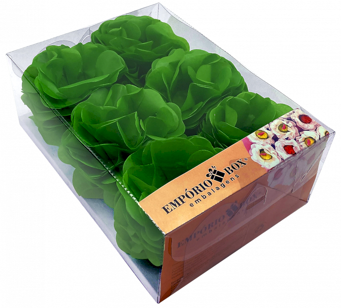 FLOR DE SEDA C/30UND 22,5X16X8CM-VERDE VIVO