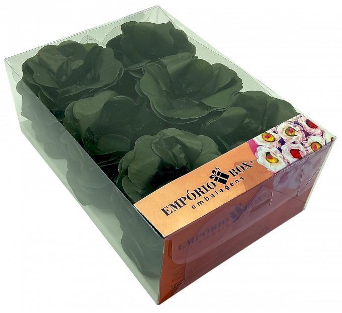 FLOR DE SEDA C/30UND 22,5X16X8CM-VERDE MUSGO