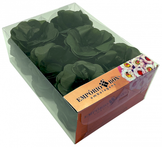 FLOR DE SEDA C/30UND 22,5X16X8CM-VERDE MUSGO