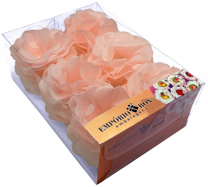 FLOR DE SEDA C/30UND 22,5X16X8CM-SALMON