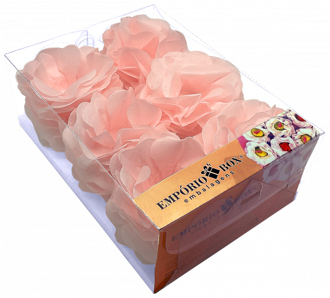 FLOR DE SEDA C/30UND 22,5X16X8CM-ROSA NUDE