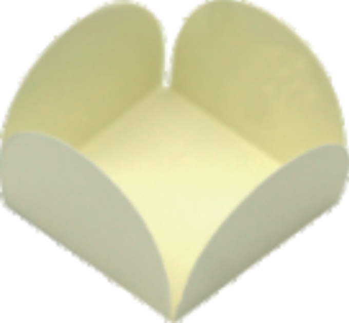 BASE PARA DOCINHO 35MM FUNDO TAMANHO C/50UND PAPEL EXTRA VIRGEM-MARFIM