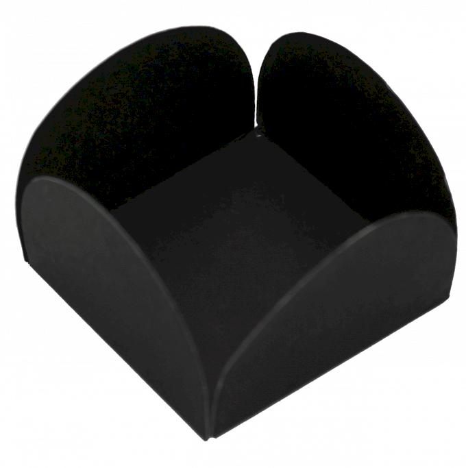 BASE PARA DOCINHO 35MM FUNDO TAMANHO C/50UND PAPEL EXTRA VIRGEM-PRETO