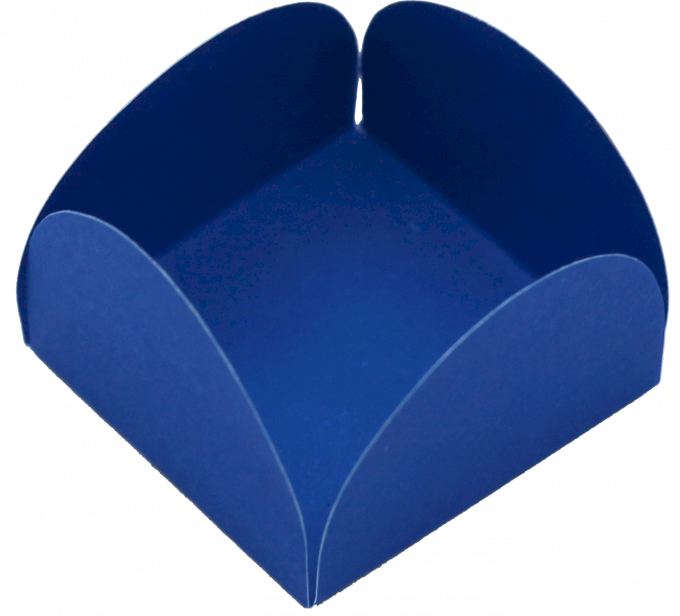 BASE PARA DOCINHO 35MM FUNDO TAMANHO C/50UND PAPEL EXTRA VIRGEM-AZUL ROYAL