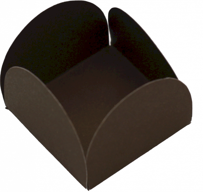 BASE PARA DOCINHO 35MM FUNDO TAMANHO C/50UND PAPEL EXTRA VIRGEM-MARROM