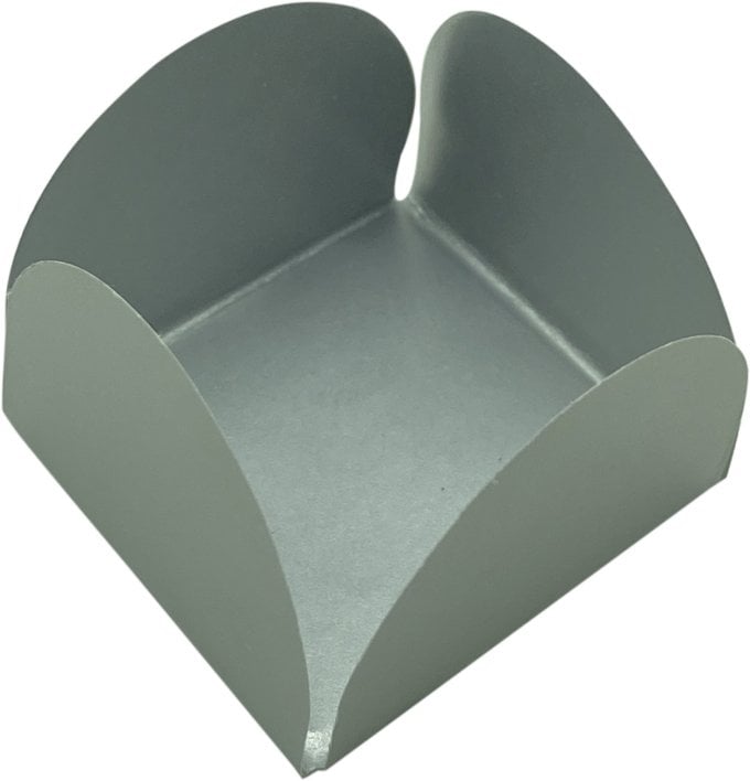 BASE PARA DOCINHO 35MM FUNDO TAMANHO C/50UND PAPEL LAMINADO-PRATA