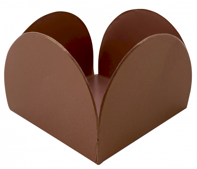 BASE PARA DOCINHO 35MM FUNDO TAMANHO C/50UND PAPEL GLOSS-ROSE GOLD