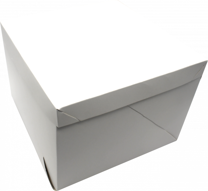 CAIXA DE TRANSPORTE DE BOLO 32X32X17CM UND BRANCO