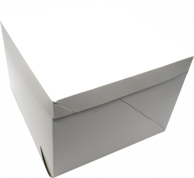 CAIXA DE TRANSPORTE DE BOLO 32X32X17CM UND BRANCO