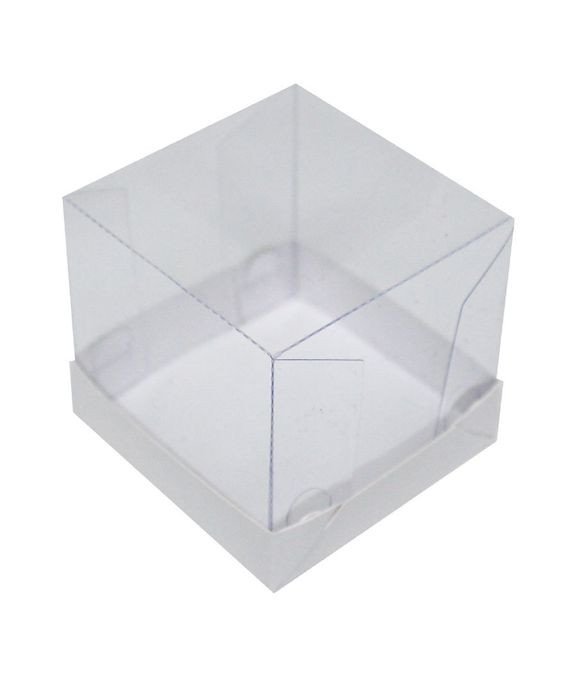 CAIXA PARA MINI BOLO 15X15X19CM BRANCO C/10UND