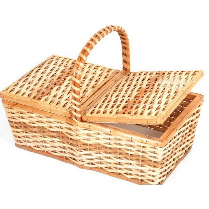 CESTA PARA PIC NIC PALHA PEQUENO (FOTO ILUSTARTIVA)