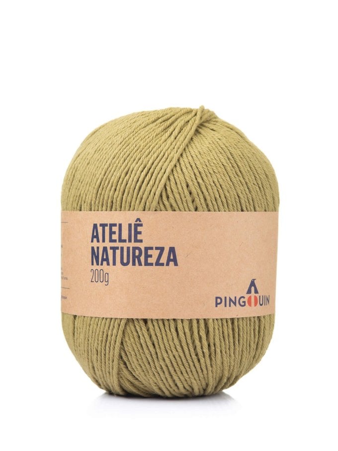 FIO/LINHA PINGOUIN ATELIE NATUREZA 200G-KAQUI 1713