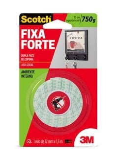 FITA DUPLA FACE FIXA FORTE 750G UND