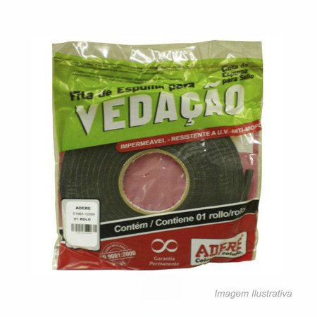 FITA DE ESPUMA PARA VEDACAO 12MMX10M