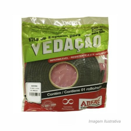 FITA DE ESPUMA PARA VEDACAO 12MMX10M