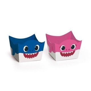 FORMINHA P/DOCES CACHEPOT BABY SHARK C/24UND