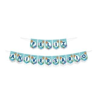 FAIXA FELIZ ANIVERSARIO BABY SHARK C/1UND