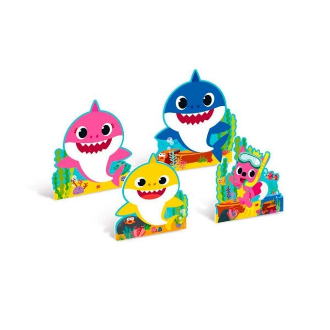 SILHUETA DECORATIVA BABY SHARK JG C/4