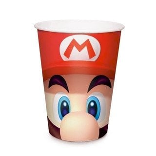 COPO PAPEL SUPER MARIO 240ML