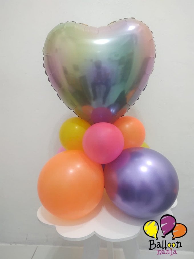 ARRANJO BALOES METALIZADO 18¨ 8PRL11 1CHROM11