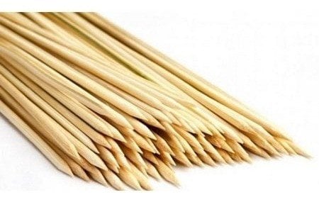 ESPETOS DE BAMBU PARA CHURRASCO 30CM C/50UND