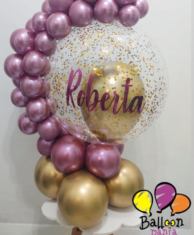 ARRANJO BALOES BUBBLE 30CHRO5 10CHROM11 CONFEPERSONALI