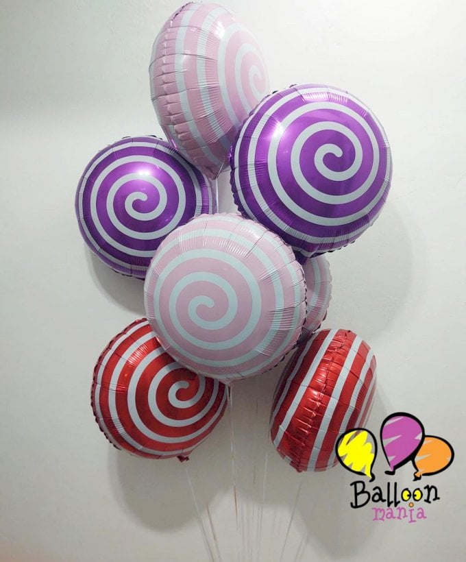 BALAO METALIZADO 18¨ ESPIRAL UND