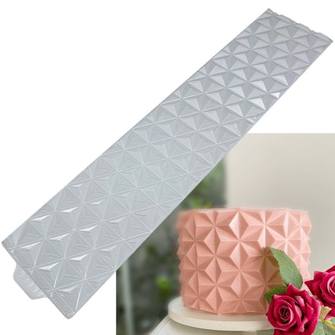 PLACA EM ACETATO ORIGAMI CAKE