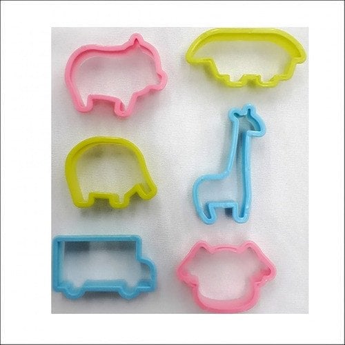 CORTADOR PLASTICO FORMAS VARIADAS C/8