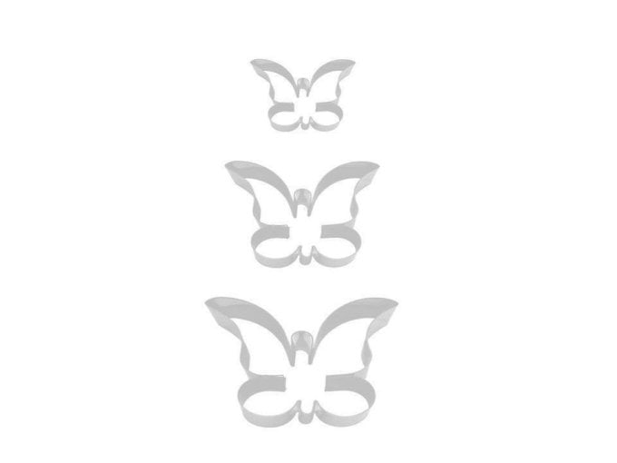 CORTADOR INOX BORBOLETA 3PCS