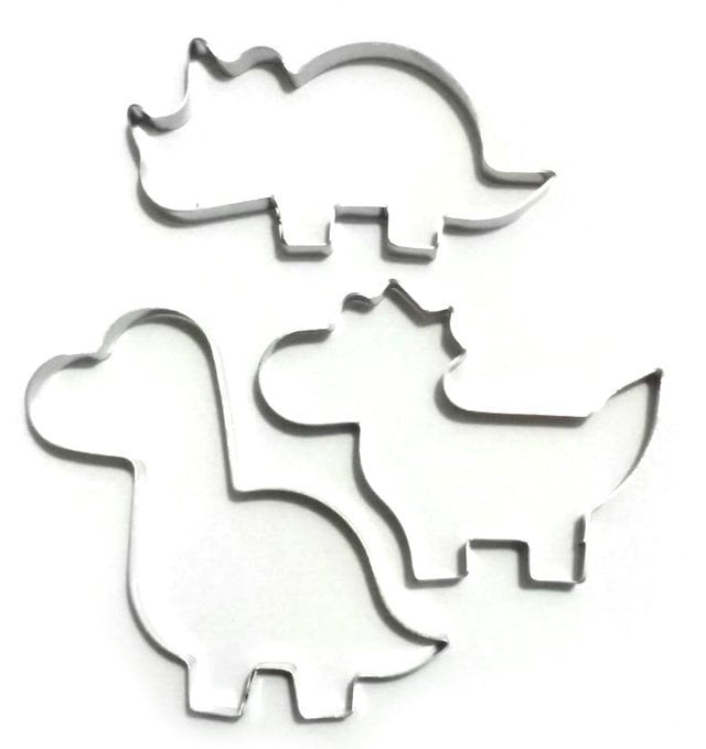 CORTADOR DINOSSAURO BABY 03 PCS