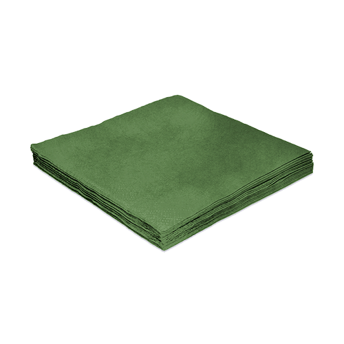 GUARDANAPO LISO 25X25CM C/20UND VERDE BANDEIRA