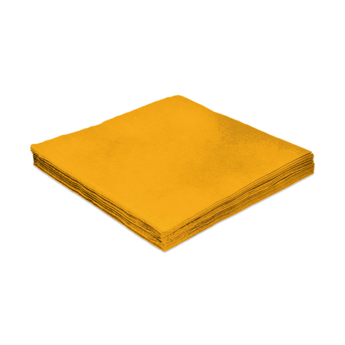 GUARDANAPO LISO 25X25CM C/20UND AMARELO