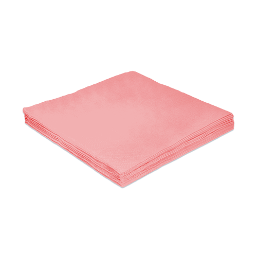 GUARDANAPO LISO 25X25CM C/20UND ROSA CLARO